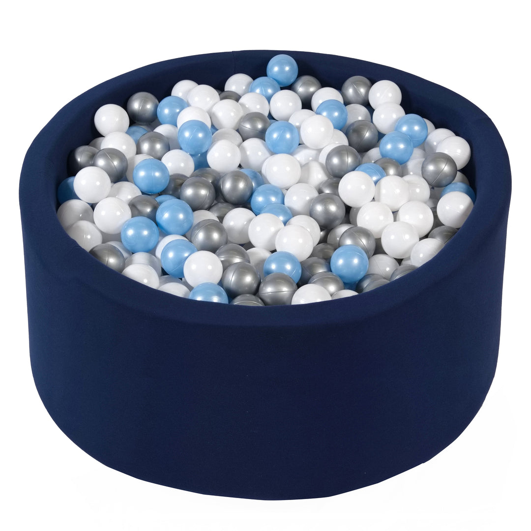 Blue Ball Pit With Plastic Balls For Kids