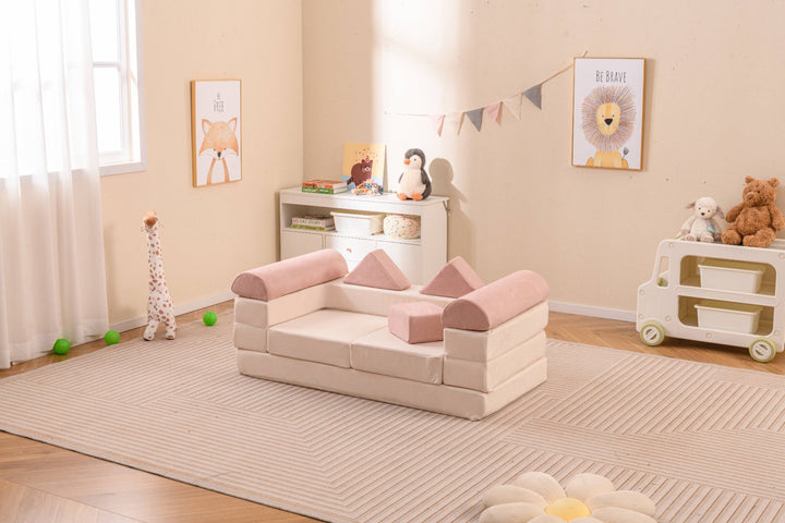 9-Piece Kids Play Couch