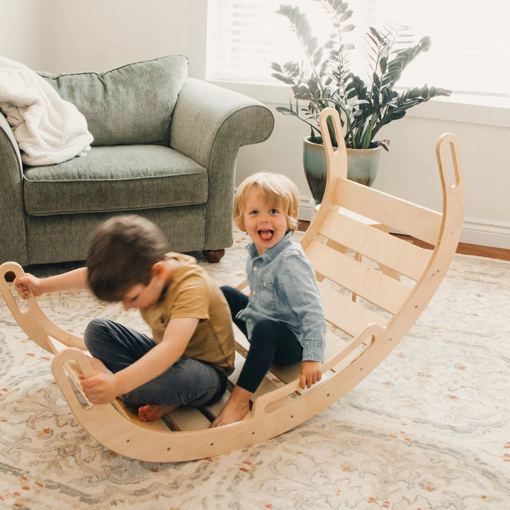 Wooden Rocker Arch Climber – Montessori Play Arch - Made in Canada