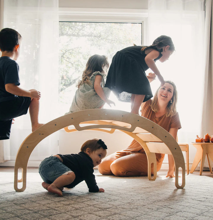 Wooden Rocker Arch Climber – Montessori Play Arch - Made in Canada