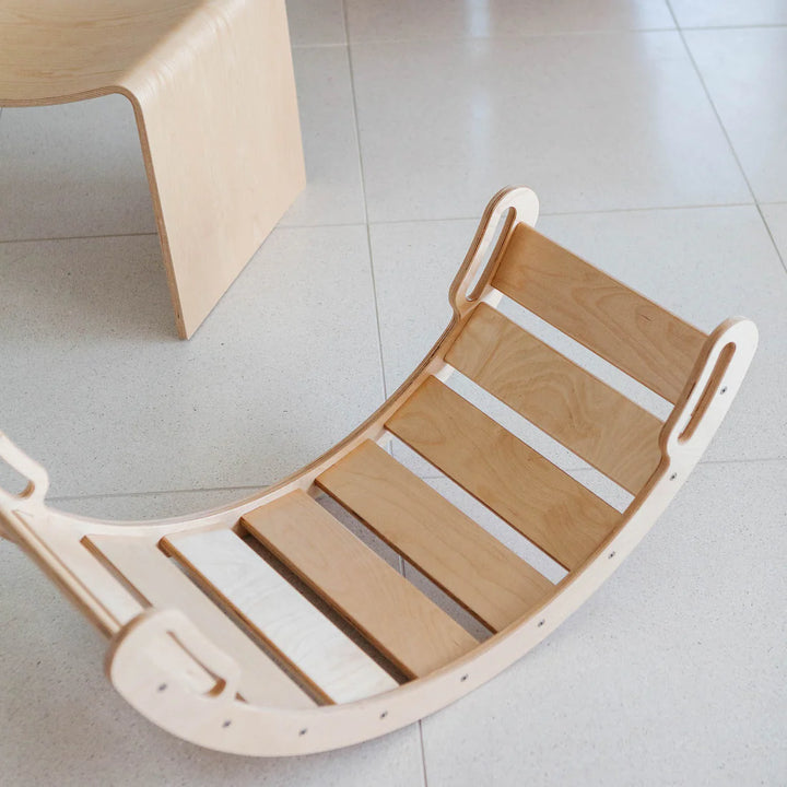 Wooden Rocker Arch Climber – Montessori Play Arch - Made in Canada