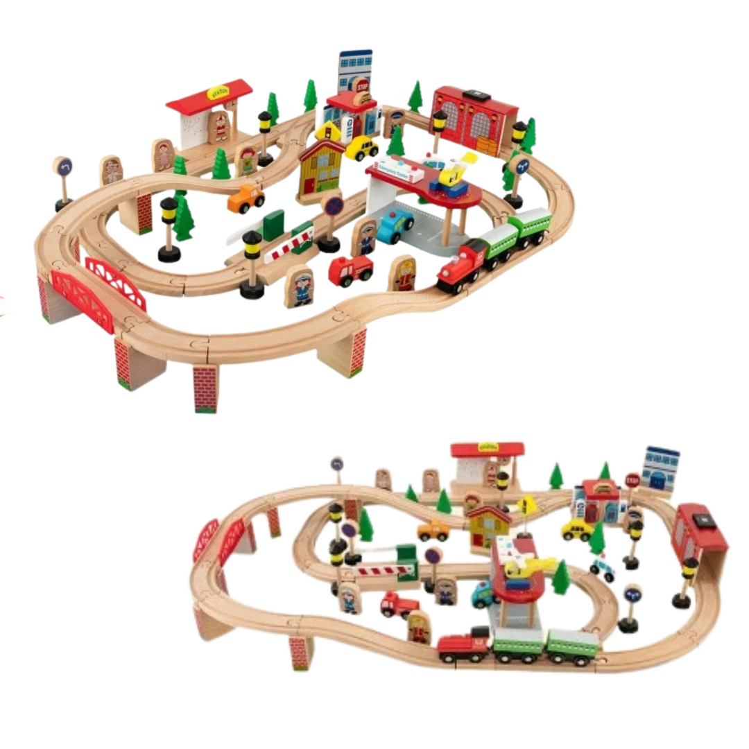 Wooden Train Table Learning Toy For Kids True Little North Canada