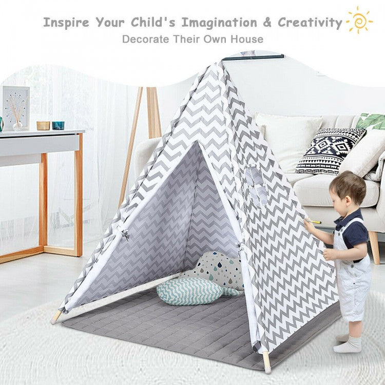 Portable Kids TeePee Tent