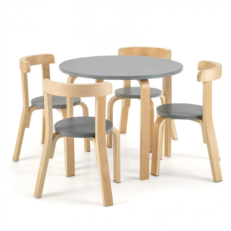 Desk And 4 Chair Set For Toddlers
