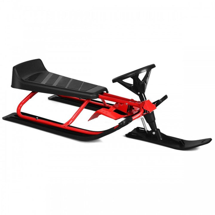 Snow Sled with Steering Wheel