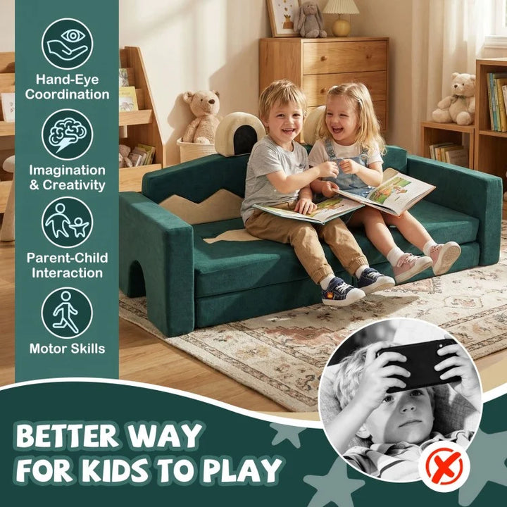 Modular Adventure Play Couch Sets for Kids