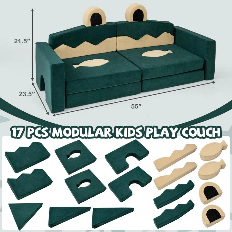 Modular Adventure Play Couch Sets for Kids