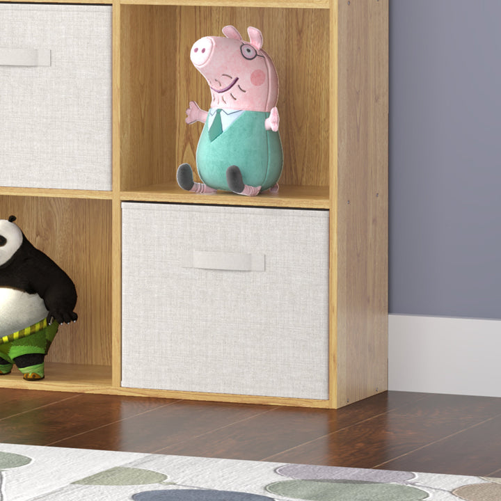 ARY House Bookshelf, Montessori Kids Bookcase with 3 Cloth Drawers