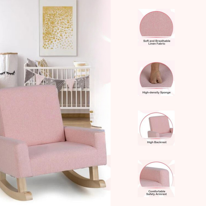 Blush rocking chair hot sale
