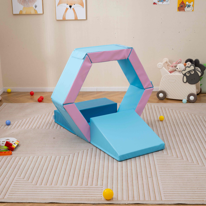 3-Piece Baby Ball Pit & Foam Climbing Blocks Set