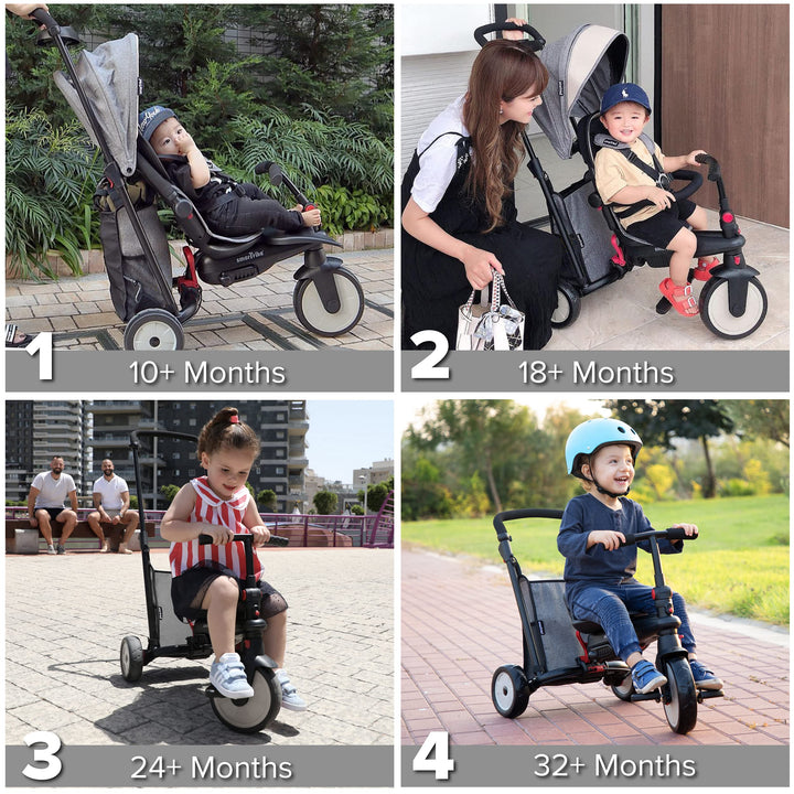 SmarTrike STR3 6-in-1 Folding Stroller Tricycle