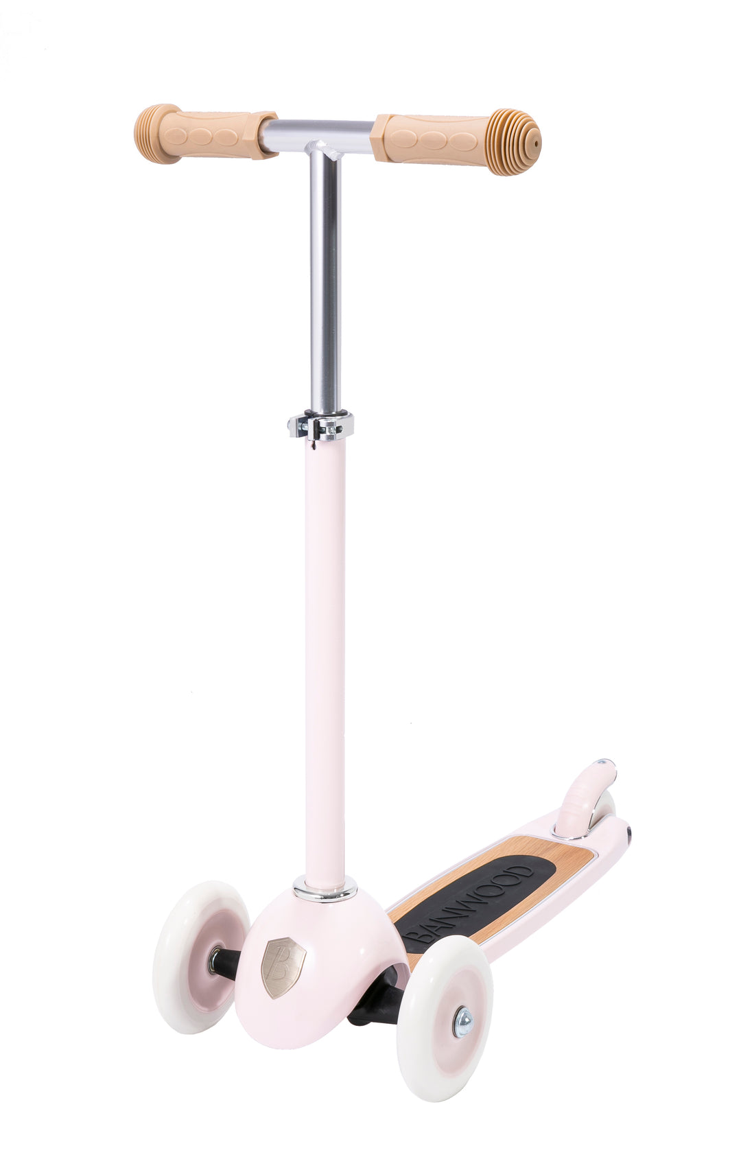 Banwood Vintage Scooter Pink, front view