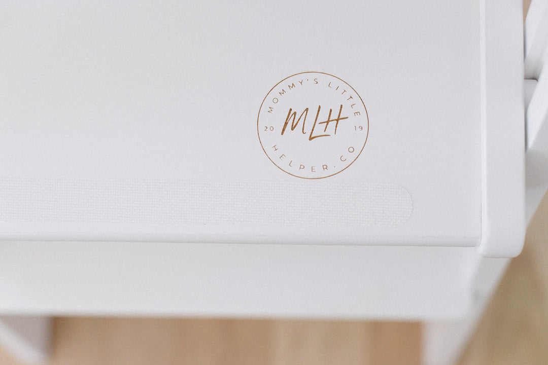 Adjustable White Fold N' Store Learning Tower - MLHCo
