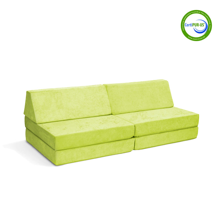 The Coconut Play Couch in Lima Limon
