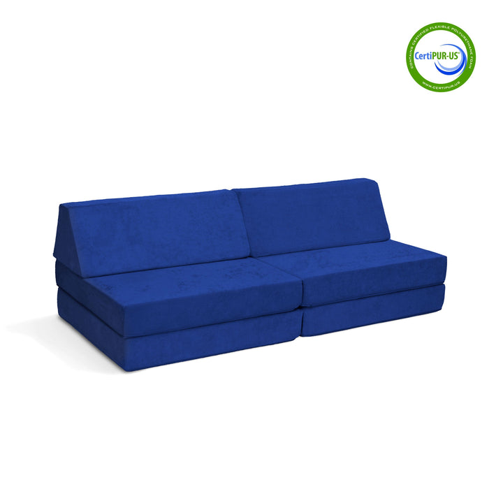 The Coconut Play Couch in Cosmic Cobalt