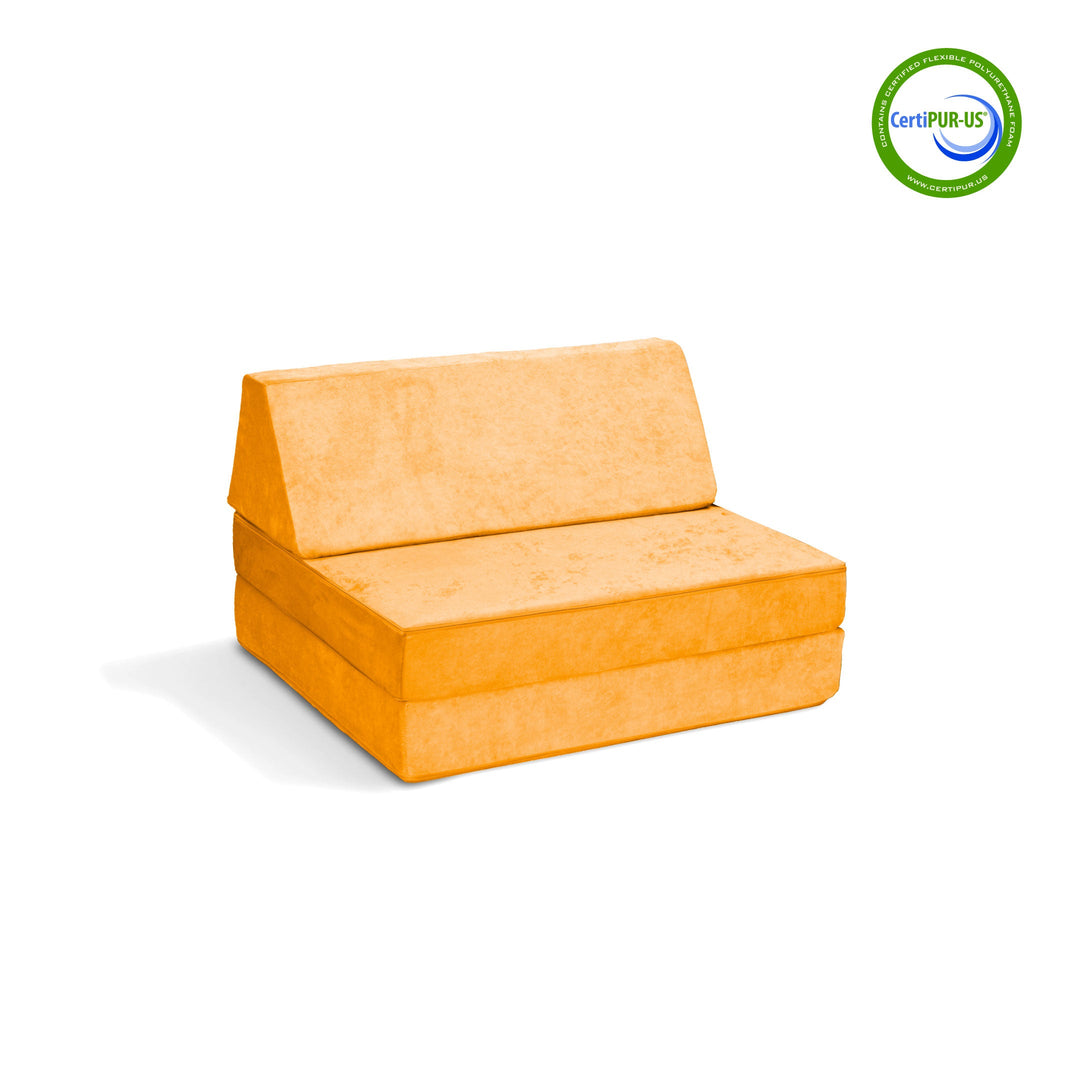 The Half-Coconut Play Couch in Honey Hop