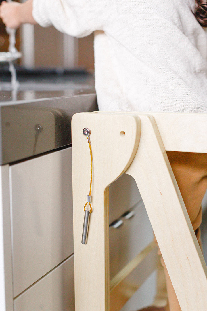 Adjustable Natural Fold N' Store Learning Tower - MLHCo