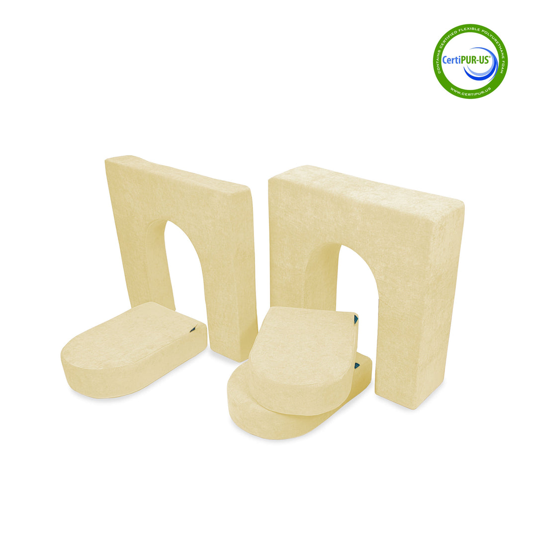 10" & 5" Walls & Doors Bundle (5 pieces) in Buttercream Dream