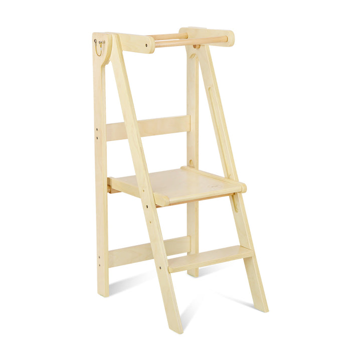 Adjustable Natural Fold N' Store Learning Tower - MLHCo