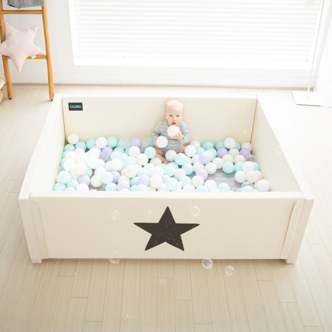 Ggumbi Lucky Star Bumper Play Room - Ivory (XL)