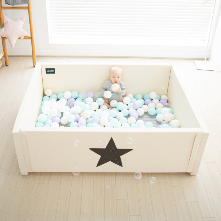 Ggumbi Lucky Star Bumper Play Room - Ivory (XL)