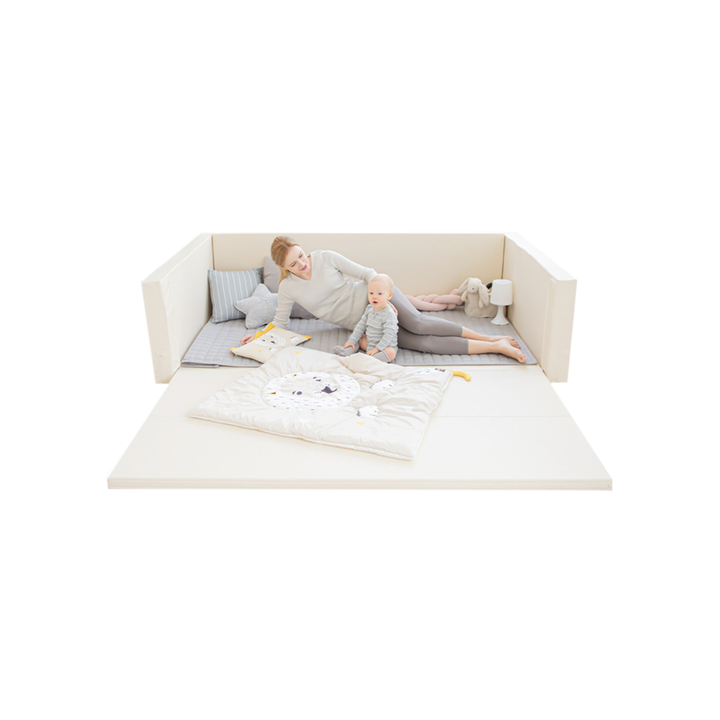 Ggumbi Lucky Star Bumper Play Room - Ivory (XXL)