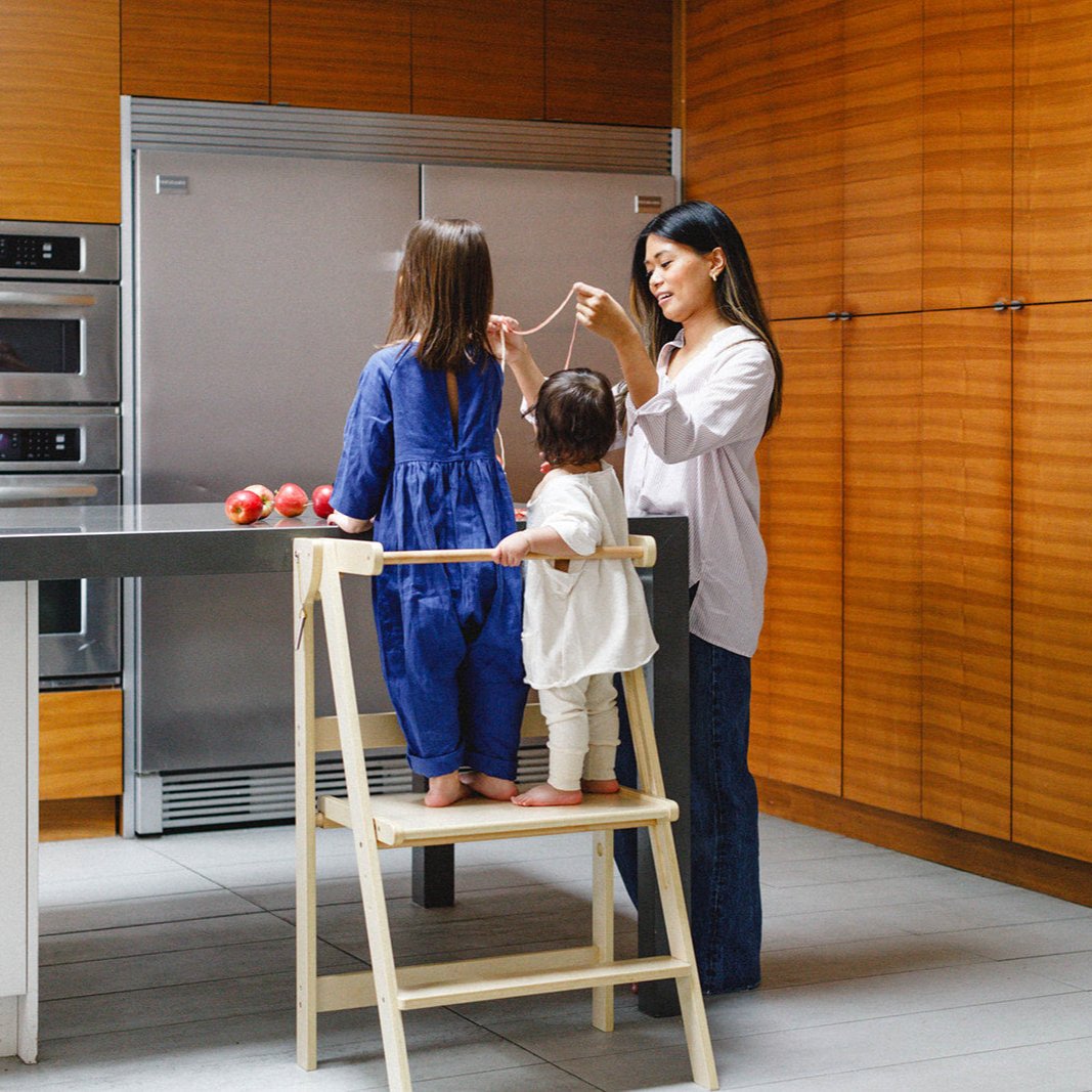 Adjustable Double Wide Fold N' Store Learning Tower - MLHCo