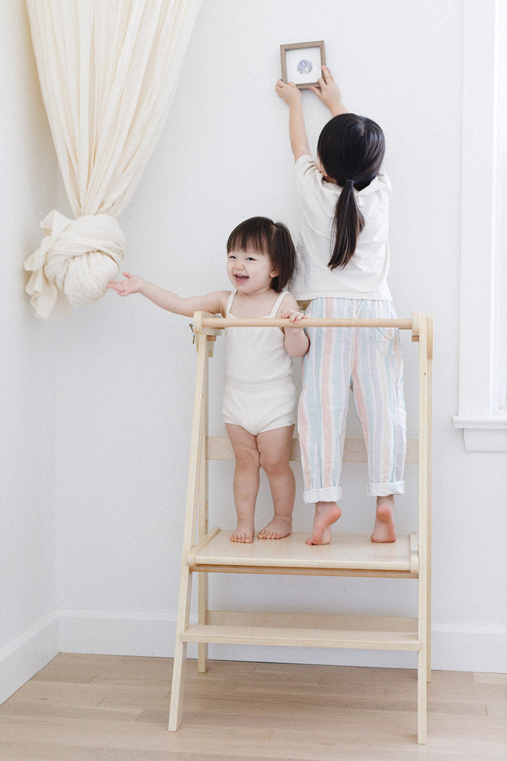 Adjustable Double Wide Fold N' Store Learning Tower - MLHCo