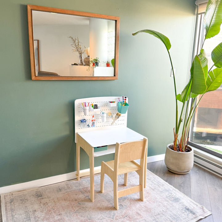 Kid Desk & Adjustable Chair - Made In Canada