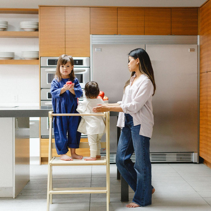 Adjustable Double Wide Fold N' Store Learning Tower - MLHCo