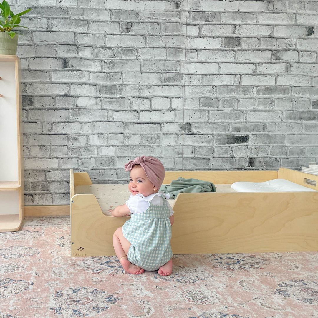 Montessori Floor Bed with Rails (Crib) Made in Canada