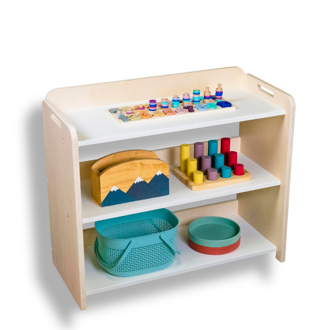 Montessori Organization Shelf