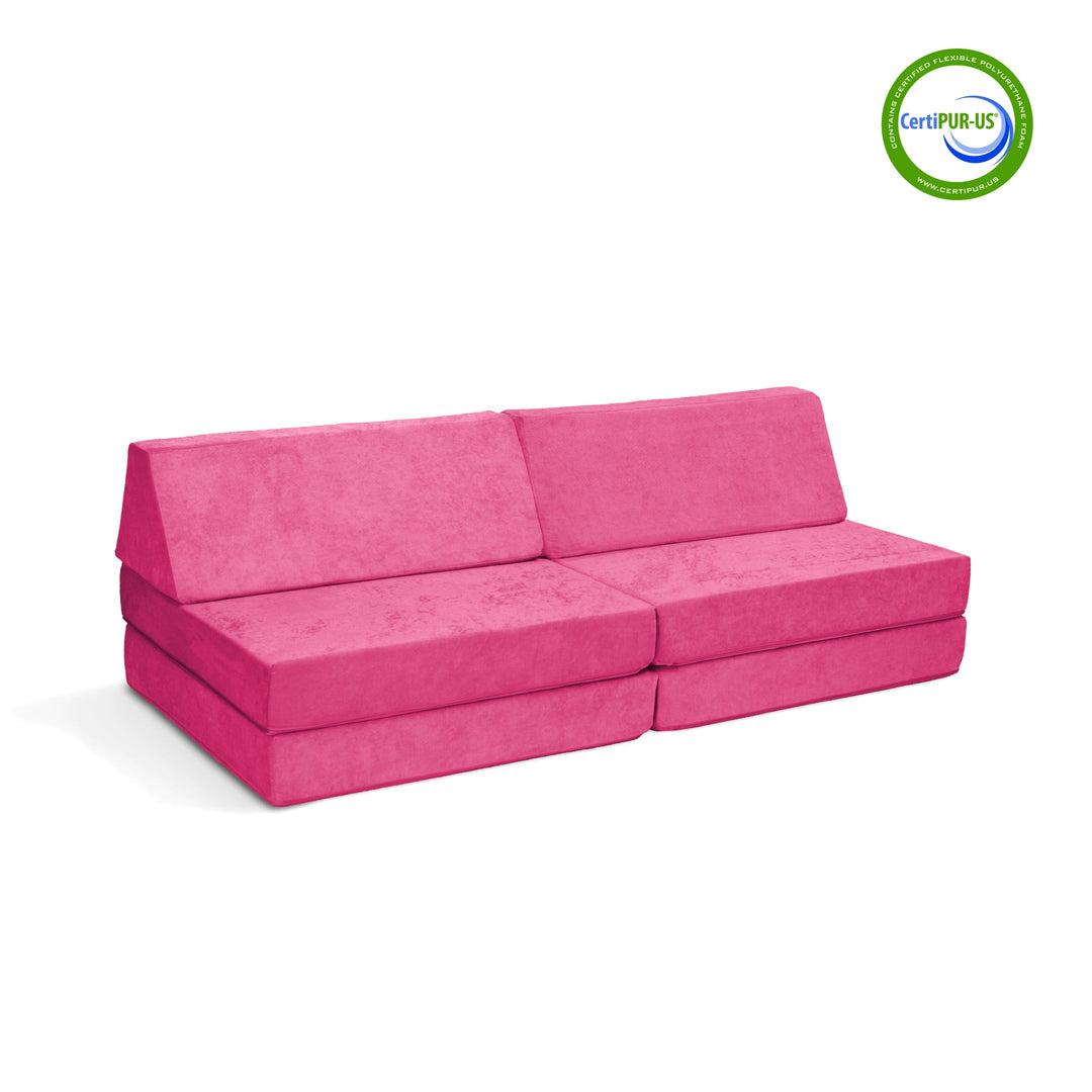 The Coconut Play Couch in Pitaya Punch
