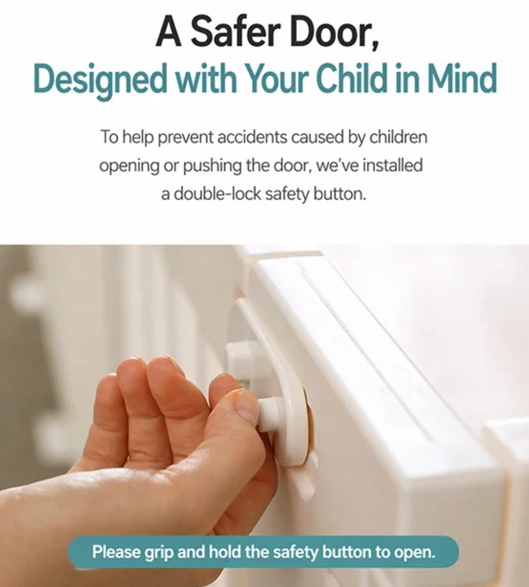 Ggumbi High-Guard Playpen – Safe Modular Baby Fence, Non-Toxic PE Construction
