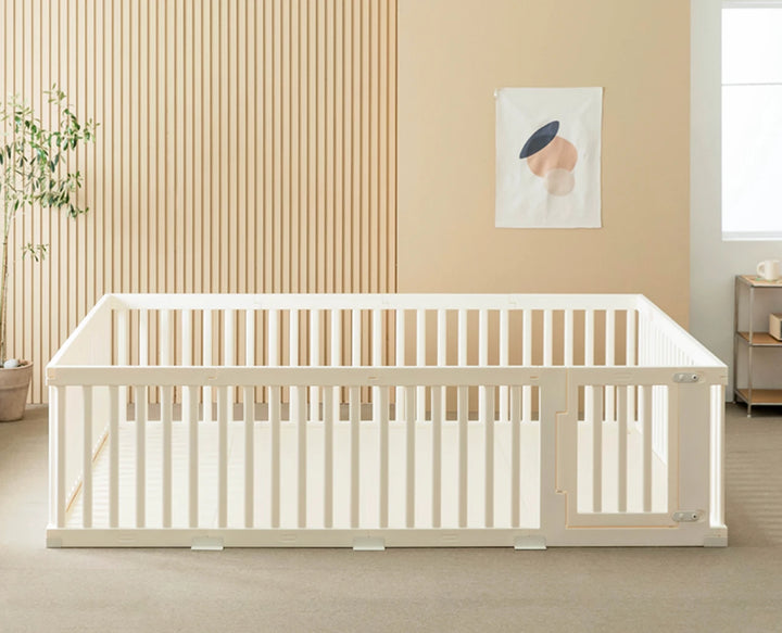 Ggumbi High-Guard Playpen – Safe Modular Baby Fence, Non-Toxic PE Construction