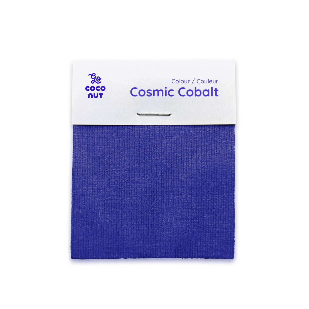 Cosmic Cobalt fabric sample, The Coconut Play Couch