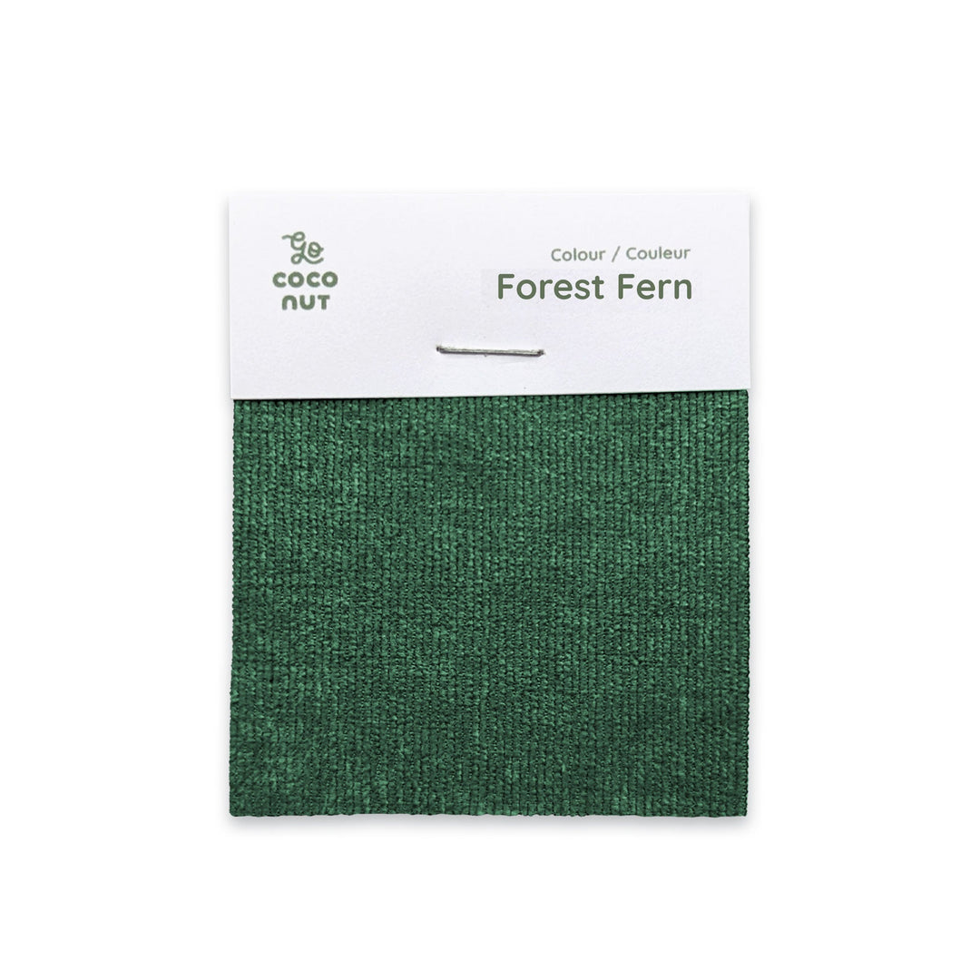 Forest Fern fabric sample, The Coconut Play Couch