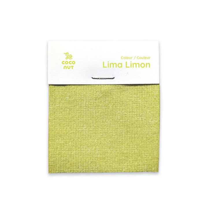 Lima Limon fabric sample, The Coconut Play Couch