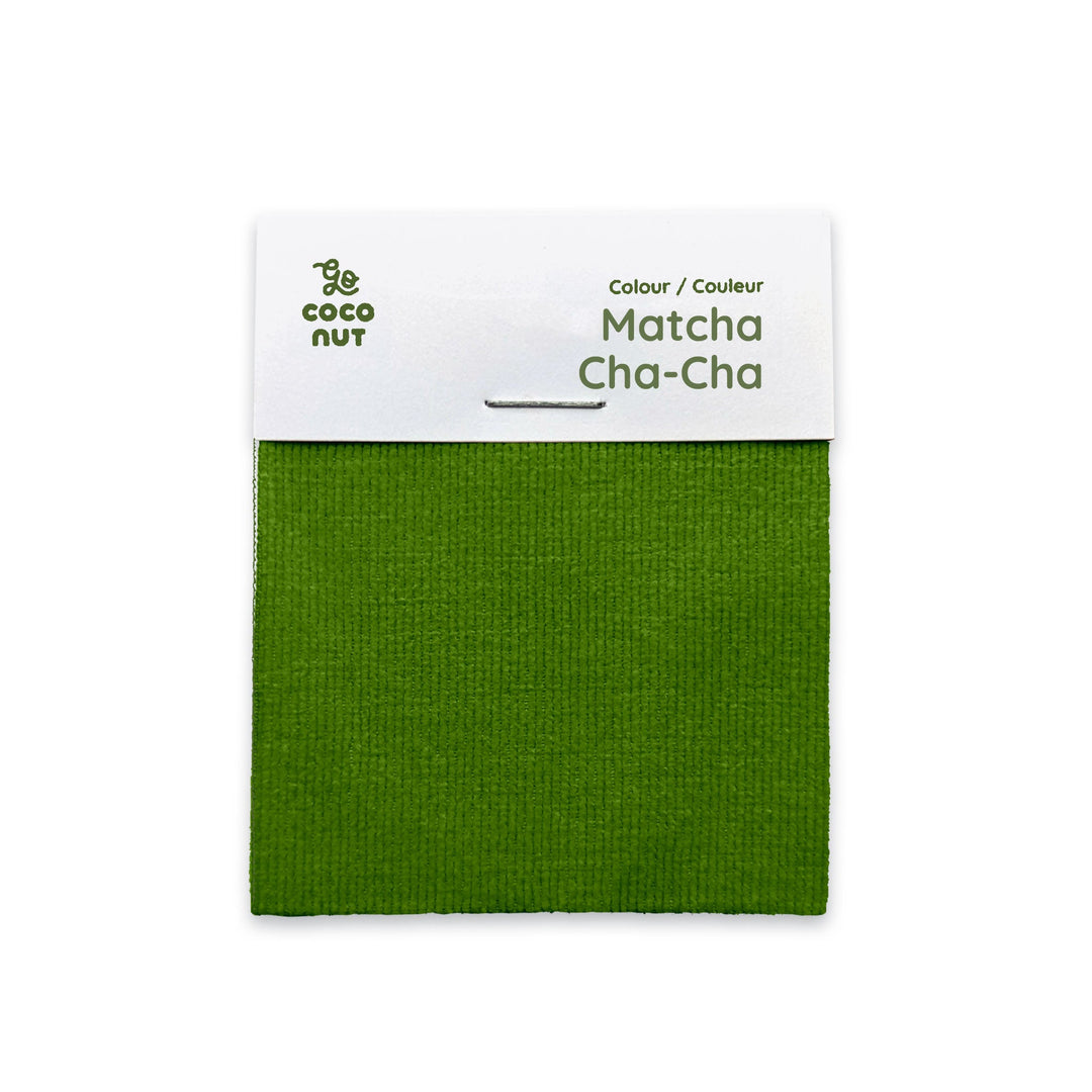 Matcha Cha-Cha fabric sample, The Coconut Play Couch