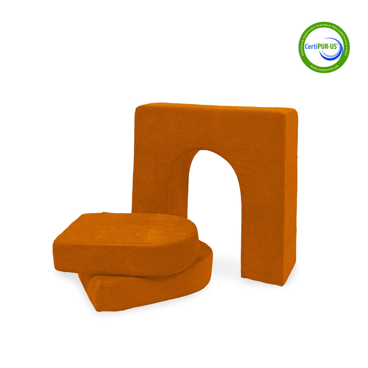 Wall 10" & Doors Set in Cinnamon Crunch, 1 set (3 pieces)