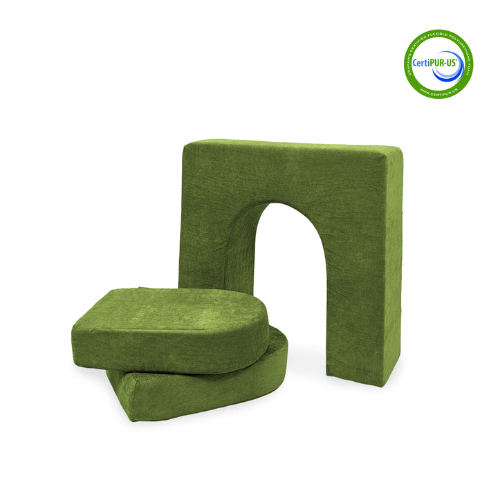 Wall 10" & Doors Set in Matcha Cha-Cha, 1 set (3 pieces)