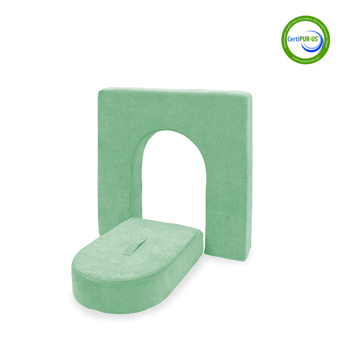 Wall 5" & Door Set in Misty Mint, 1 set (2 pieces)