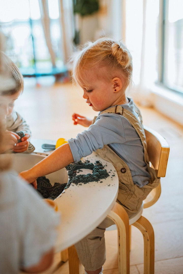 Wooden Sensory Table for Toddlers - 4-in-1 Montessori Activity Table