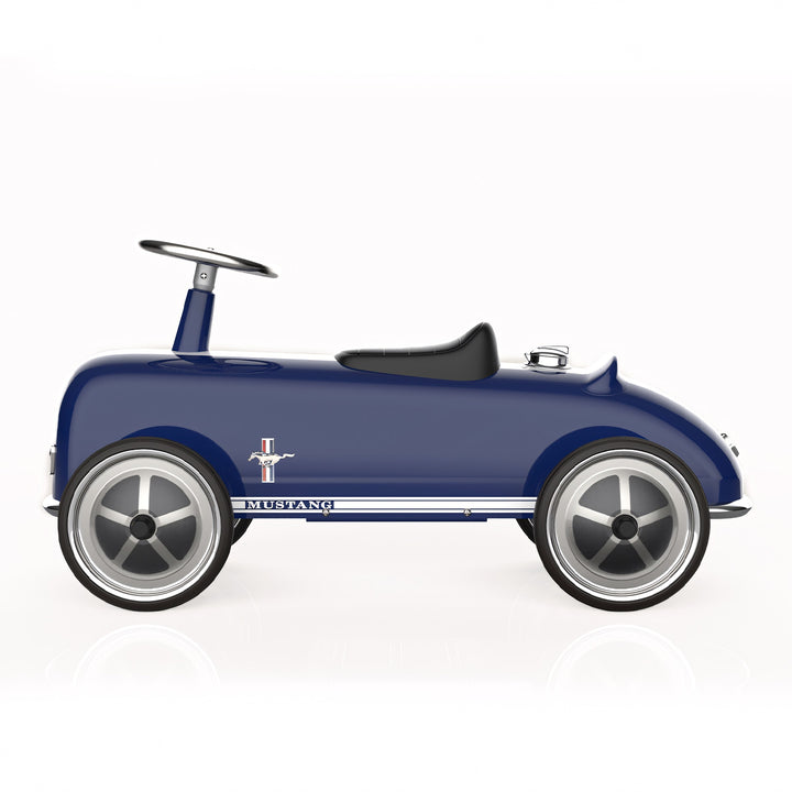 Baghera Ford Mustang ride-on car with white racing stripes