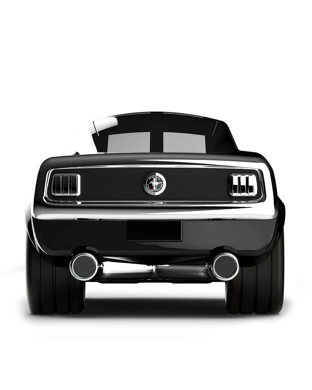 Baghera Ford Mustang toy car in black, back