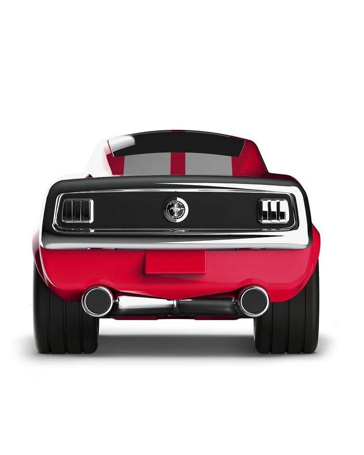 Baghera Ford Mustang toy car in red, back