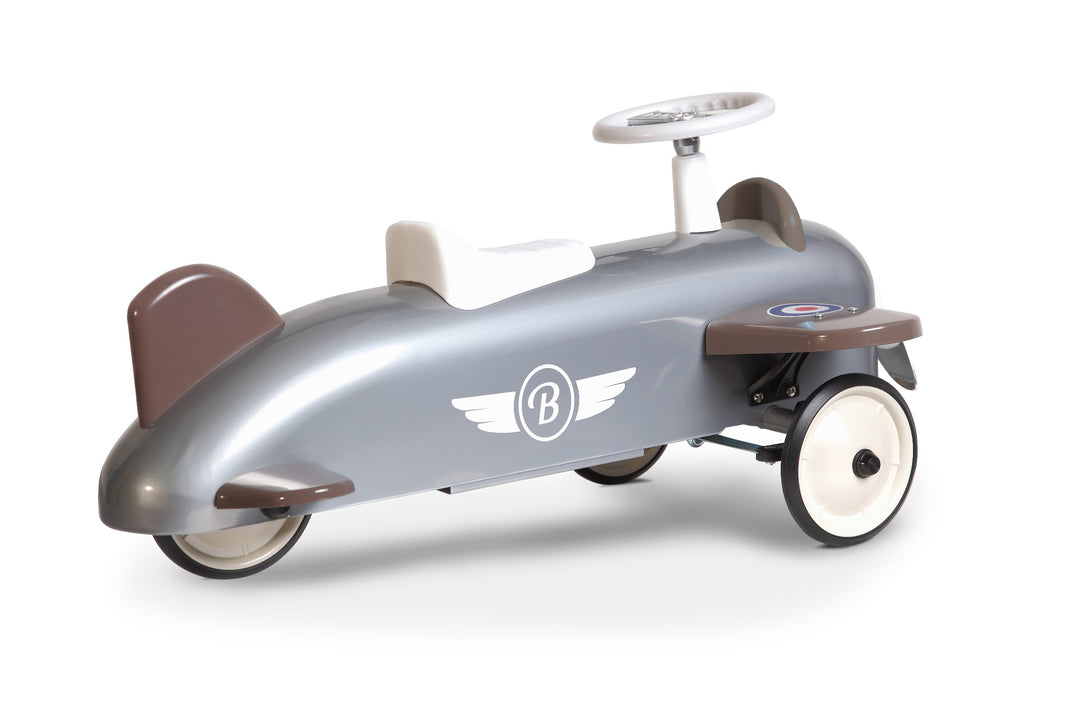 Baghera Speedster Plane ride-on, three quarter view