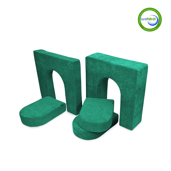 10" & 5" Walls & Doors Bundle (5 pieces) in Forest Fern
