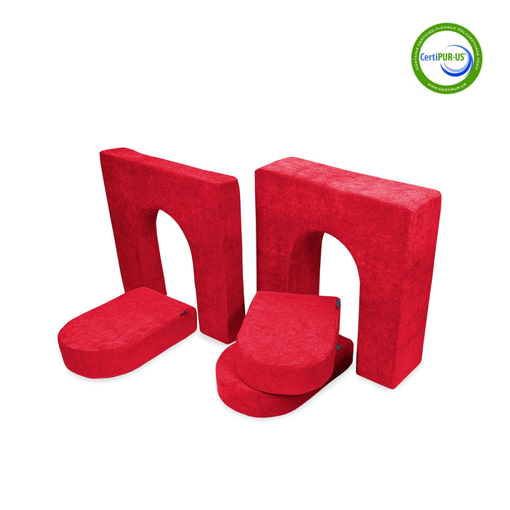 10" & 5" Walls & Doors Bundle (5 pieces) in Poppy Pop