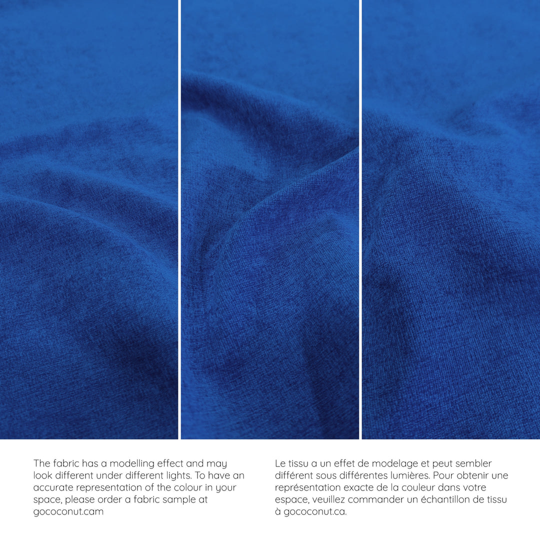 Cosmic Cobalt fabric close-up